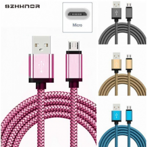 适用于华为 P Smart 2019 Y9 Y6 Y7 Prime 2018 Micro USB 充电线 1m 2m Android 充电器线 For Honor 10 lite 7a pro 8c 8x 7s